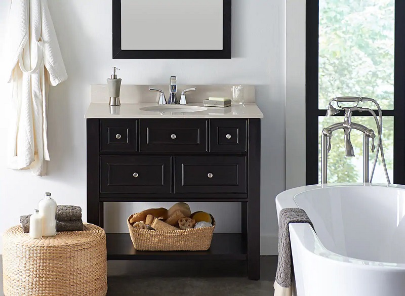 Most Popular Bathroom Vanity Tops Materials, Styles and Cost